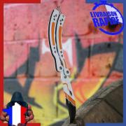 COUTEAU PAPILLON HOWL ENTRAINEMENT TRICS TRICKS BUTTERFLY KNIFE CSGO  COUNTER STRIKE - Couteaux tactiques et de combats (9022831)