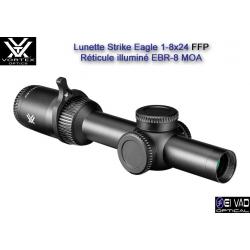 New ! Lunette VORTEX Strike Eagle 1-8x24 FFP Gen 3 - Réticule EBR-8 MOA
