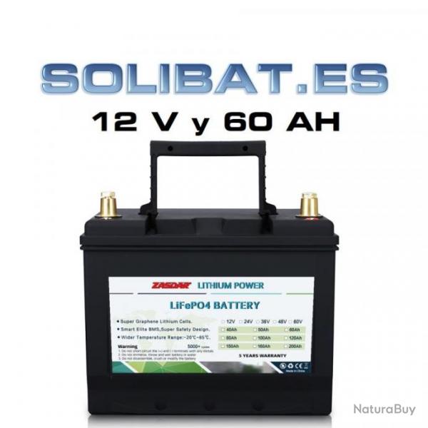 Batterie LiFePo4 12V 60Ah