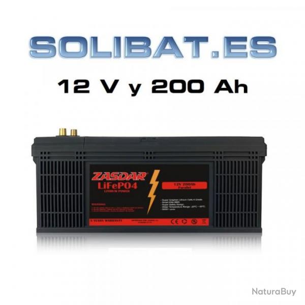 Batera LiFePo4 de 12 V y 200 Ah