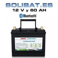 Batterie LiFePo4 - 12 V et 60 Ah. Bluetooth