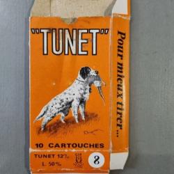 Ancienne boîte vide 12mm TUNET