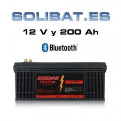Batterie LiFePo4 - 12 V et 200 Ah. Bluetooth.