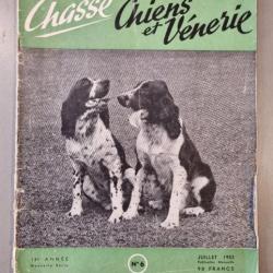 Ancienne revue chasse de 1952 chiens et vénerie bon état