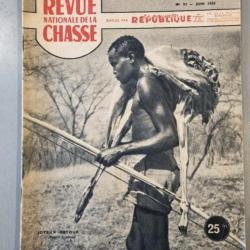 Ancienne revue chasse de 1950, REVUE NATIONALE DE LA CHASSE, bon état