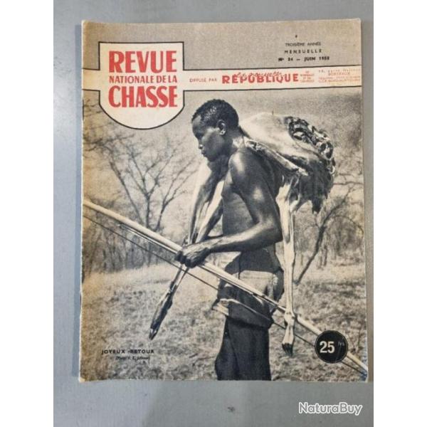 Ancienne revue chasse de 1950, REVUE NATIONALE DE LA CHASSE, bon tat