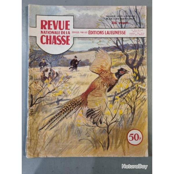 Ancienne revue chasse de 1951, REVUE NATIONALE DE LA CHASSE, bon tat
