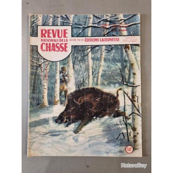 Ancienne revue chasse de 1952, REVUE NATIONALE DE LA CHASSE, bon tat