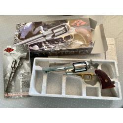 Revolver Pietta 1858 Rm inox Sheriff quadrillée - Cal. 44