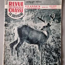 Ancienne revue chasse de 1955, REVUE NATIONALE DE LA CHASSE et LA SAUVAGINE, bon état