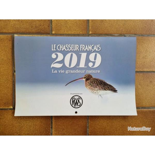 Calendrier CHASSEUR FRANAIS 2019 bon tat