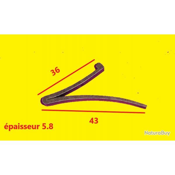 ressort de CHIEN longueur grand bras  43 mm  petit bras   36 mm   pai 5.8