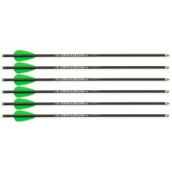 6 Flèches pour Arbalète à poulies Junxing Drakon Vert