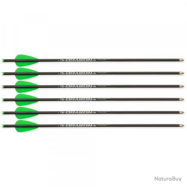 6 Flches pour Arbalte  poulies Junxing Drakon Vert
