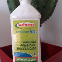 SANITERPEN désinfectant 90 (virucide, fongicide, bactéricide) IDEAL ,CHENIL, PEDILUVE...