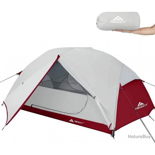 Tente de Camping  2-3 Personnes 3-4 Saison Impermable Ventile Tente avec Installation Facile Quali