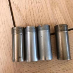 Vends 1 lot d'occasion de quatre choques verney carron calibre 12 (7156)