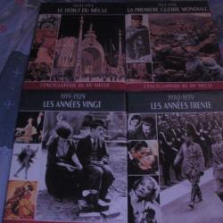 4 encyclop&eacute;dies du XX ieme si&egrave;cle