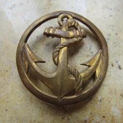 insigne pucelle béret colo colonial non marqué ancien  Infanterie  troupes de marine