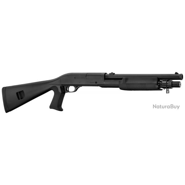 Rplique fusil  pompe 3-shot crosse pleine ressort 0,9 J-Fusil  pompe