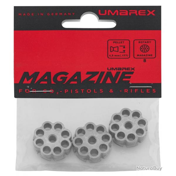 Lot 3 barillets 8 coups-Sachet de 3 barillets 8 coups