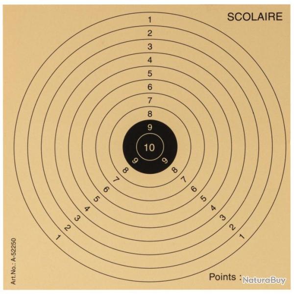 1000 cardboard targets 15 x 15 cm