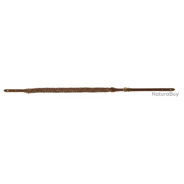 Bretelle fusil crote tresse 7 brins - Country Sellerie