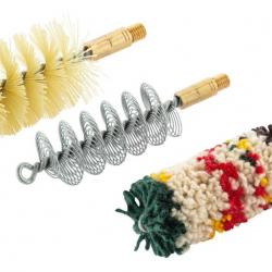 Set de trois brosses spirales pour armes à canon lisse-Cal.20