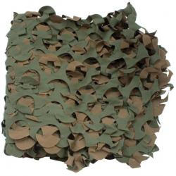 Filet de camouflage vert OD-Vert - 3 x 2,40 mètres