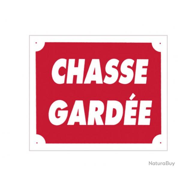 Panneau ''Chasse Garde'' 30 x 25 cm-Aluminium