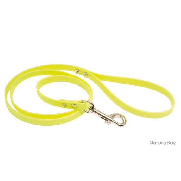 Laisse 1,20 m Biothane jaune fluo pour chien - Country-Jaune