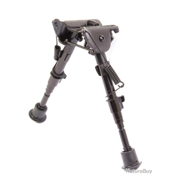 Bipied tte articule ou fixe 5 positions 15-22 cm-Tte fixe