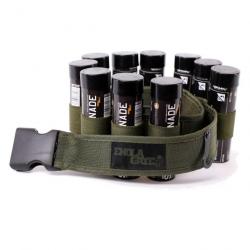 Ceinture pour 10 fumigènes Enola gaye-CEINTURE OLIVE pour 10 FUMIGÈNES - ENOLA GAYE