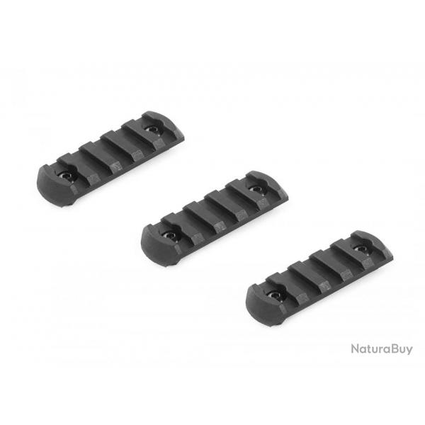 Kit de 3 rails qrs M-LOK 5 slots - vfc-3 rails qrs m-lok 5 slots