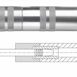 Calibreur long pour balles minié-Cal .450