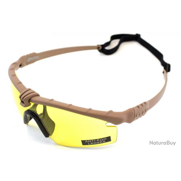 Lunettes Battle Pro Thermal Tan/Jaune - Nuprol-Tan/Jaune