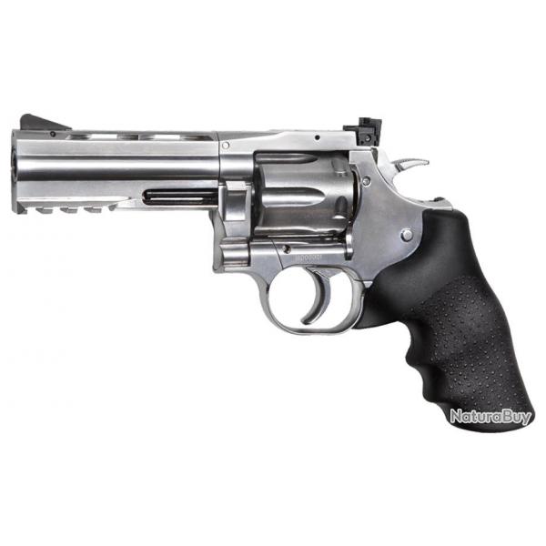 Rplique airsoft revolver Dan wesson 715 CO2 silver 4 Pouces - ASG