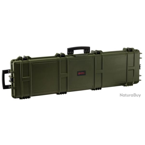 Mallette XL Waterproof OD Green 137 x 39 x 15 cm mousse pr-dcoupe - Nuprol-Mallette XL verte