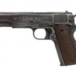 Réplique airsoft 1911 Molon Labe Grip marron gaz GBB-Pistolet 1911
