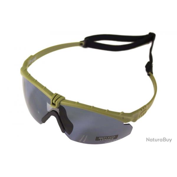 Lunettes Battle Pro Thermal Vert/Smoke - Nuprol-Vert fum