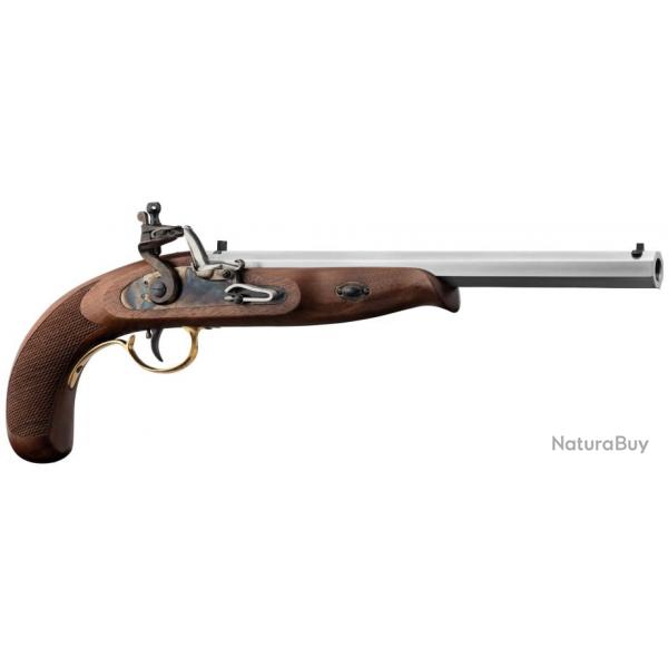 Pistolet Pedersoli Continental target  Silex-Cal. 44 - lisse
