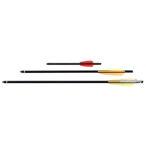 Traits d'arbaltes Ek Archery-Lot de 5 Traits Jag II 16" - Aluminium