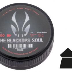 Plombs The Black Ops Soul à tête pointue cal. 4,5 mm