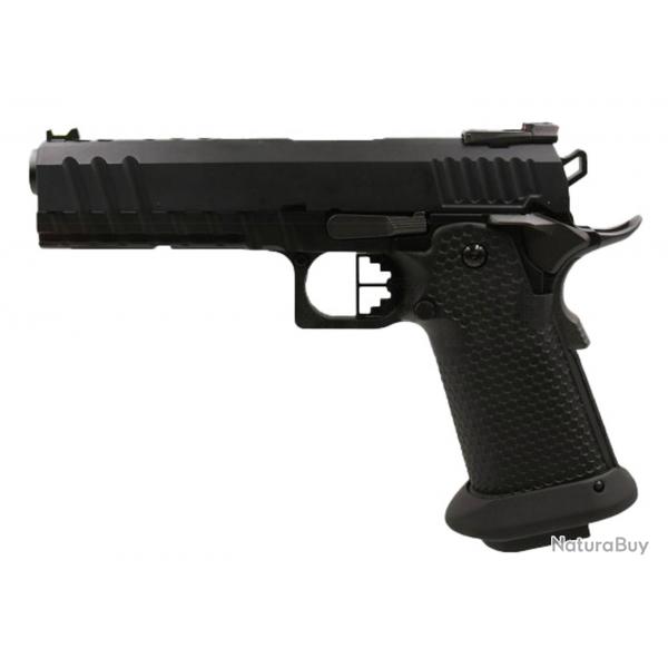 Rplique airsoft GBB HX2033 SEMI / FULL AUTO Noir gaz 1.0J