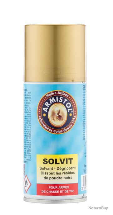 Solvant déplombant pour armes Armistol aérosol 150ml - Huiles, graisses et  solvants (10429711)