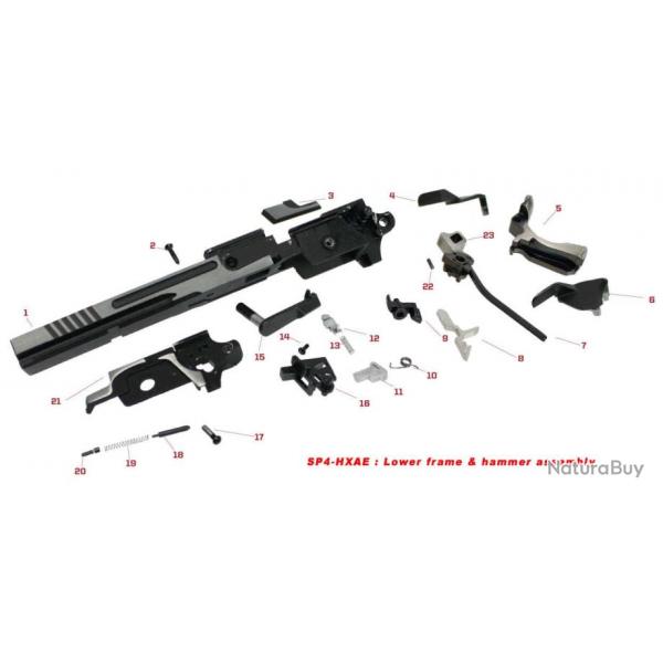 Original spare parts for HX serie lower frame & hammer assembly-VIS N17