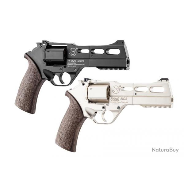 Rplique Airsoft revolver CO2 CHIAPPA RHINO 50DS Nickel 0,95J-Revolver