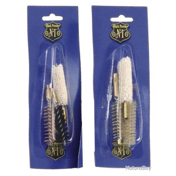 Lot de 3 brosses embout mle- Cal. 44.50