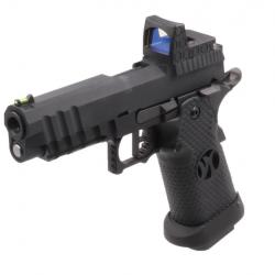 Réplique airsoft GBB HX2602 full Black gaz avec red-dot factice-HX2602