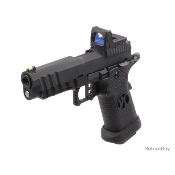 Rplique airsoft GBB HX2602 full Black gaz avec red-dot factice-HX2602